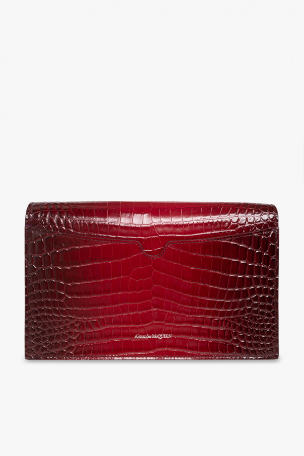 ALEXANDER MCQUEEN アイレット ティテル ハックル ヘルト Alexander McQueen】新作バッグ「The Biker Jewelled Satchel